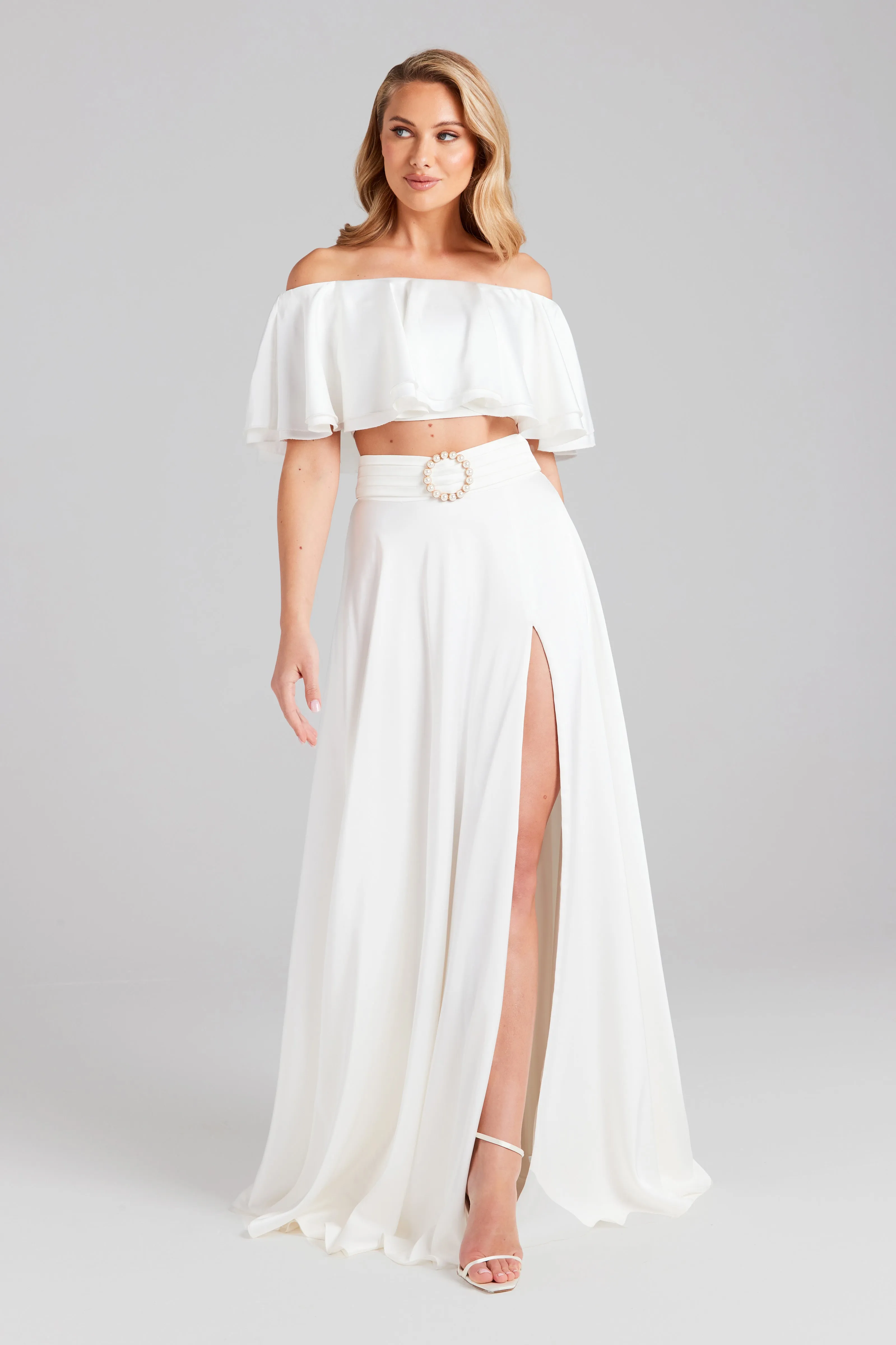 Josephine White Skirt