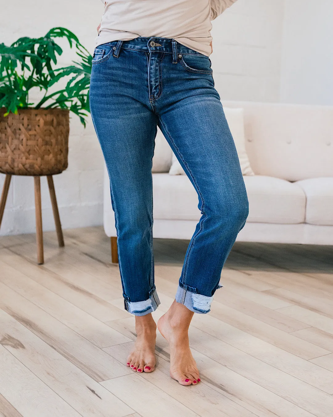 KanCan Georgia Straight Cuffed Hem Jeans FINAL SALE