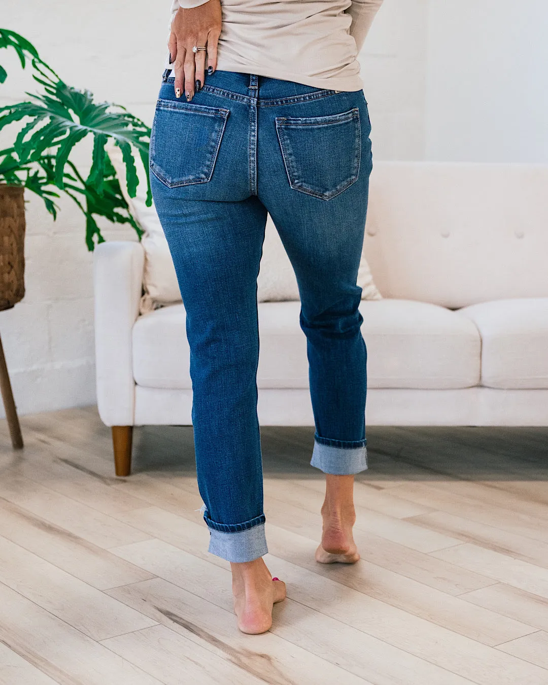 KanCan Georgia Straight Cuffed Hem Jeans FINAL SALE