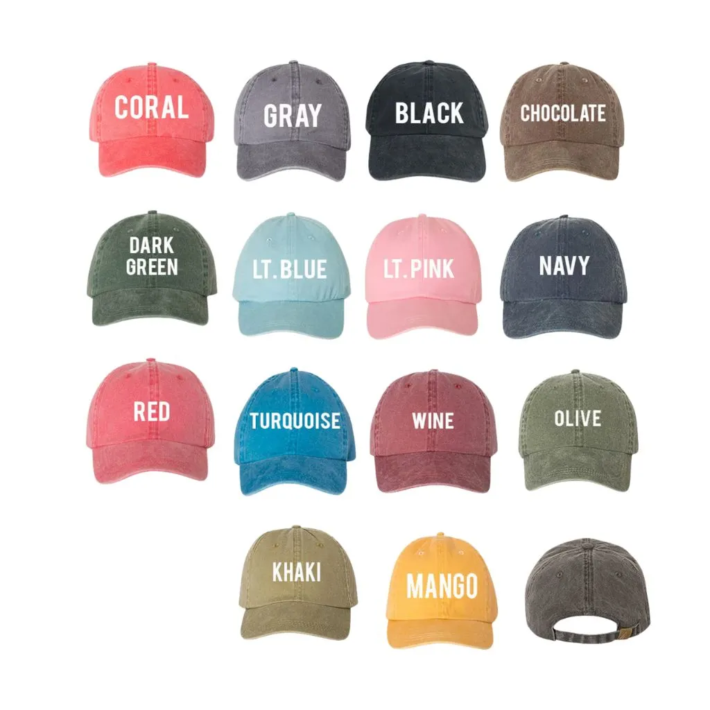 La Mai De Nenes Washed Baseball Hat