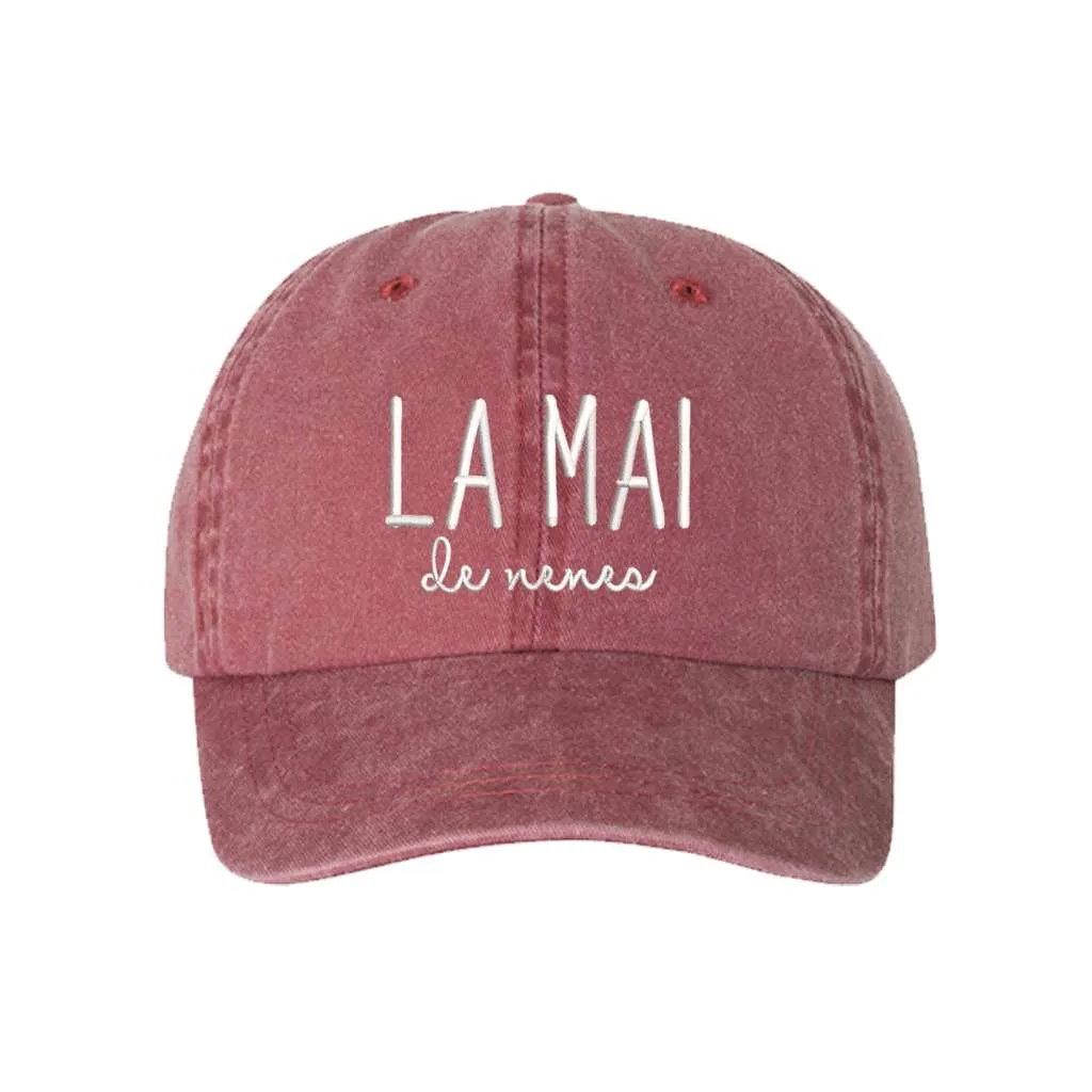 La Mai De Nenes Washed Baseball Hat