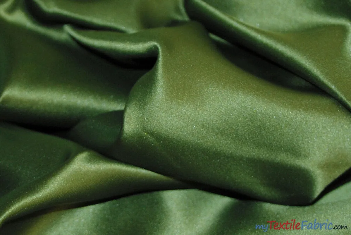 L'Amour Satin Fabric - Polyester Matte Satin - Peau De Soie - 60&#34; Wide - Sample Swatch - Wedding Dress, Tablecloth, Multiple Colors