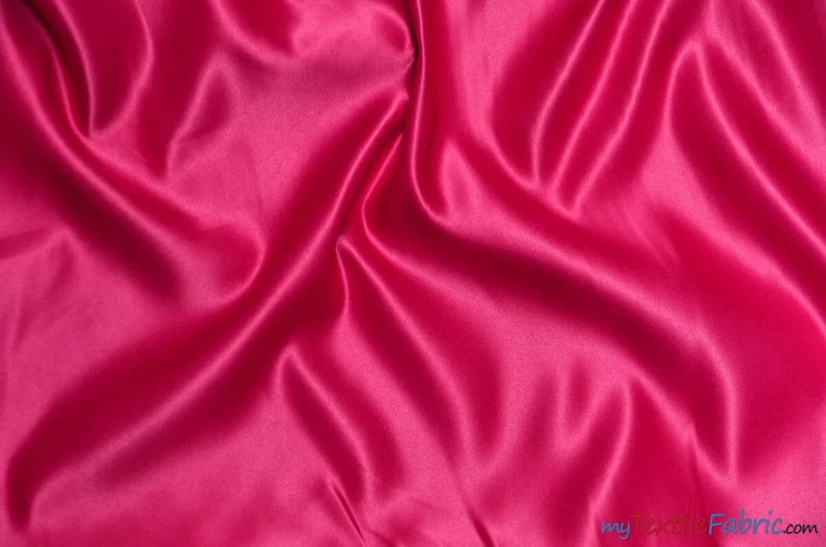 L'Amour Satin Fabric - Polyester Matte Satin - Peau De Soie - 60&#34; Wide - Sample Swatch - Wedding Dress, Tablecloth, Multiple Colors