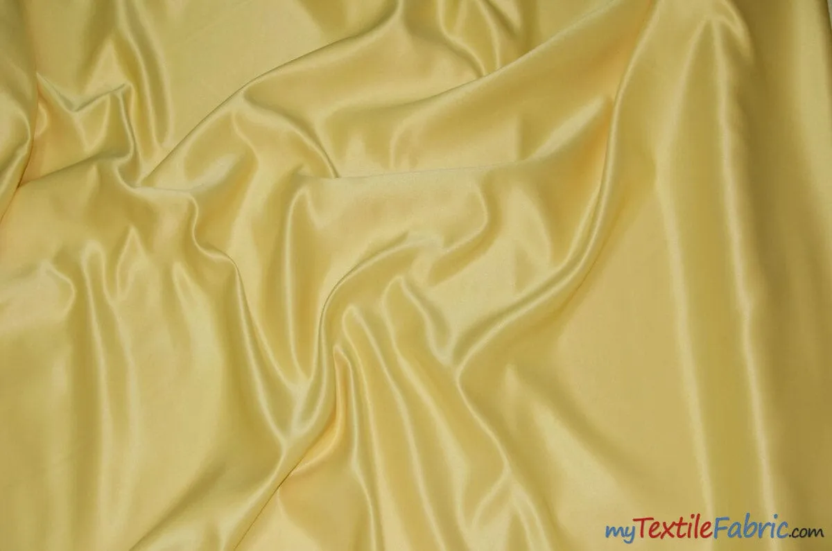 L'Amour Satin Fabric - Polyester Matte Satin - Peau De Soie - 60&#34; Wide - Sample Swatch - Wedding Dress, Tablecloth, Multiple Colors