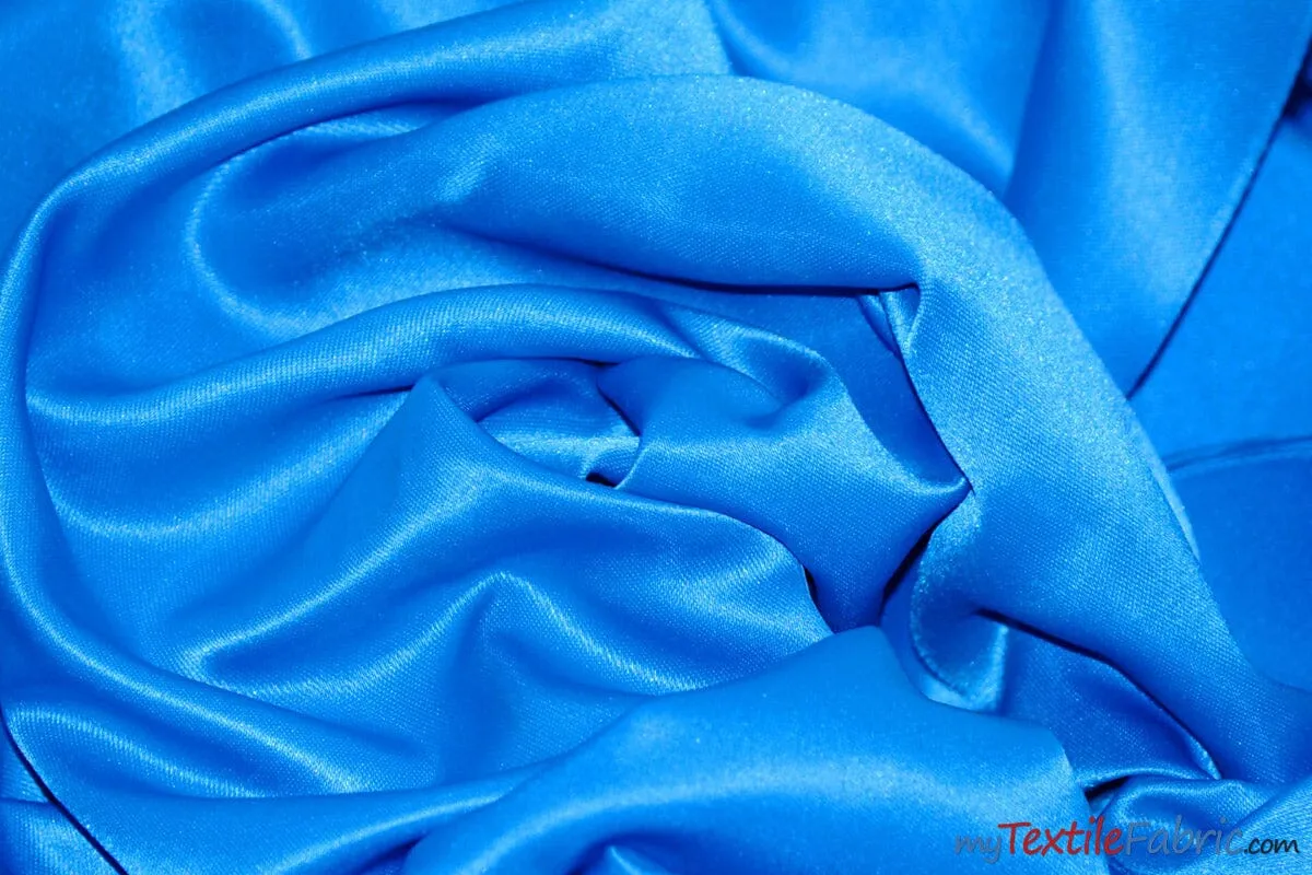 L'Amour Satin Fabric - Polyester Matte Satin - Peau De Soie - 60&#34; Wide - Sample Swatch - Wedding Dress, Tablecloth, Multiple Colors