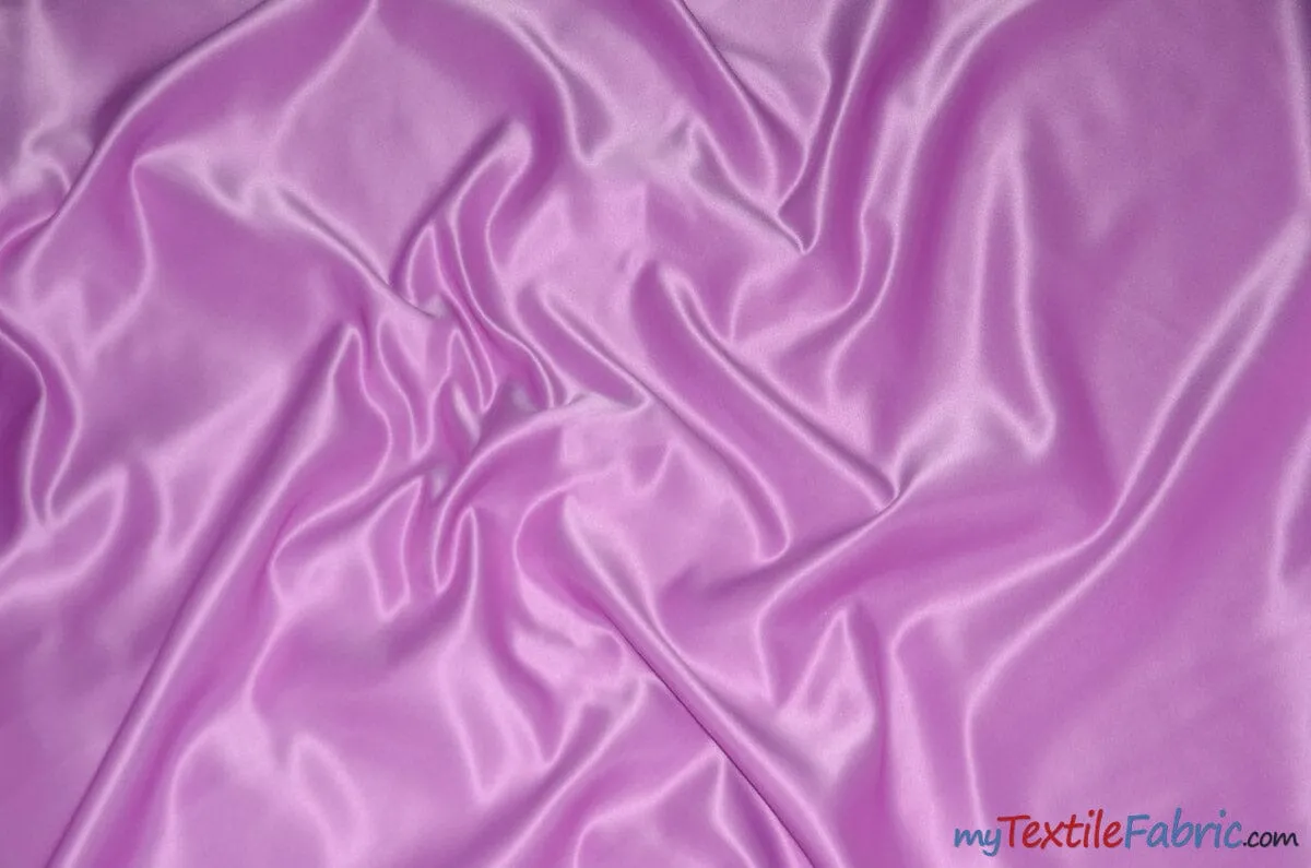 L'Amour Satin Fabric - Polyester Matte Satin - Peau De Soie - 60&#34; Wide - Sample Swatch - Wedding Dress, Tablecloth, Multiple Colors