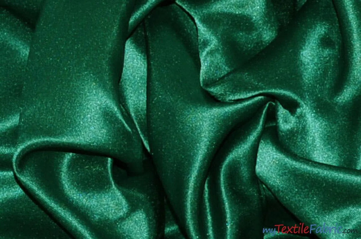 L'Amour Satin Fabric | Polyester Matte Satin | Peau De Soie | 60" Wide | Wholesale Bolt | Wedding Dress, Tablecloth, Multiple Colors |