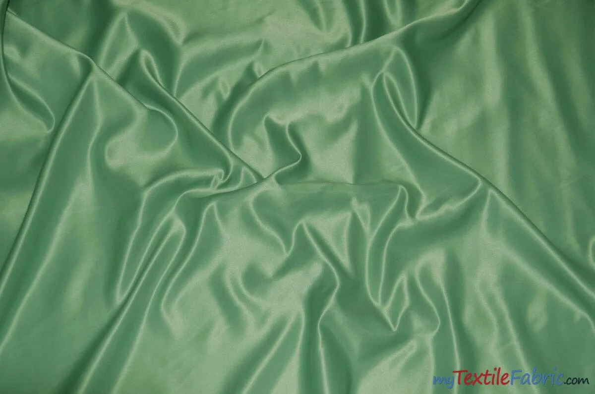 L'Amour Satin Fabric | Polyester Matte Satin | Peau De Soie | 60" Wide | Wholesale Bolt | Wedding Dress, Tablecloth, Multiple Colors |