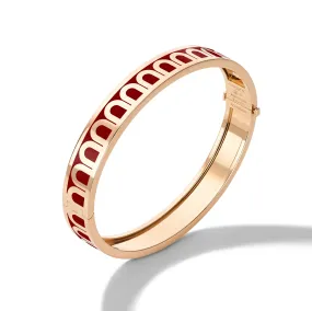 L'Arc de DAVIDOR Bangle MM, 18k Rose Gold with Lacquered Ceramic