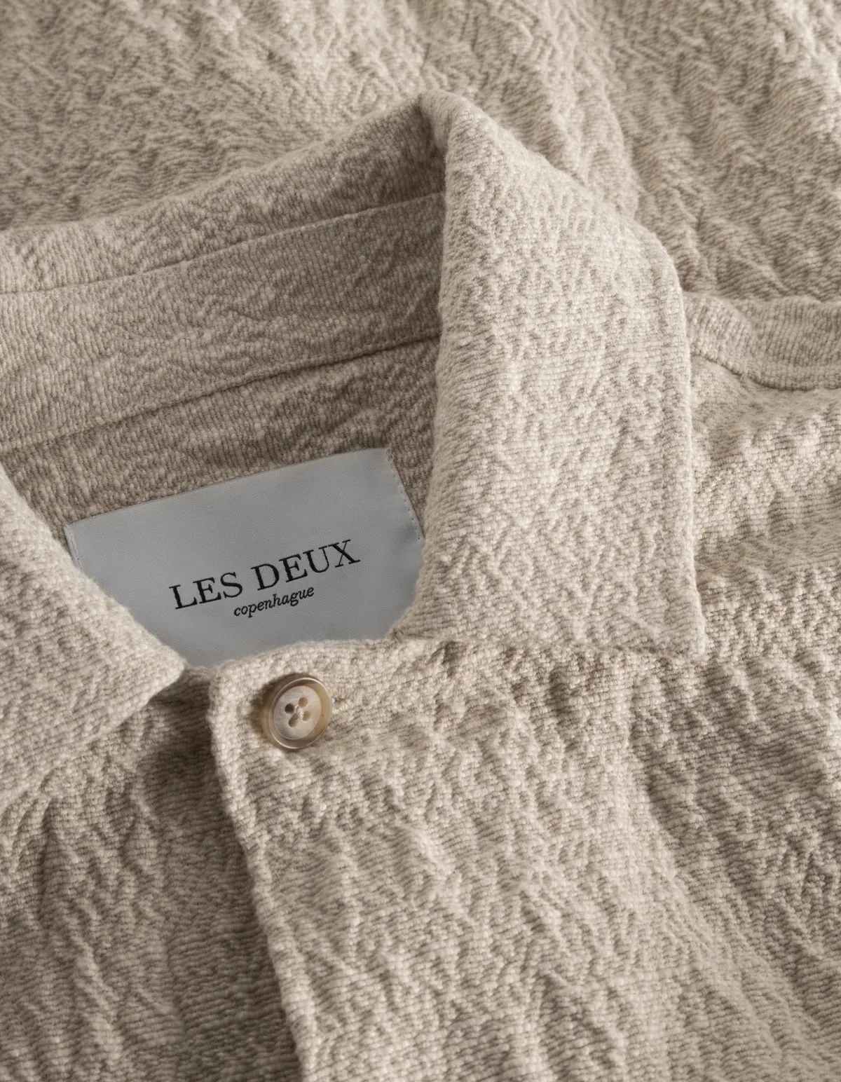 Les Deux Isaac Overshirt - Ivory