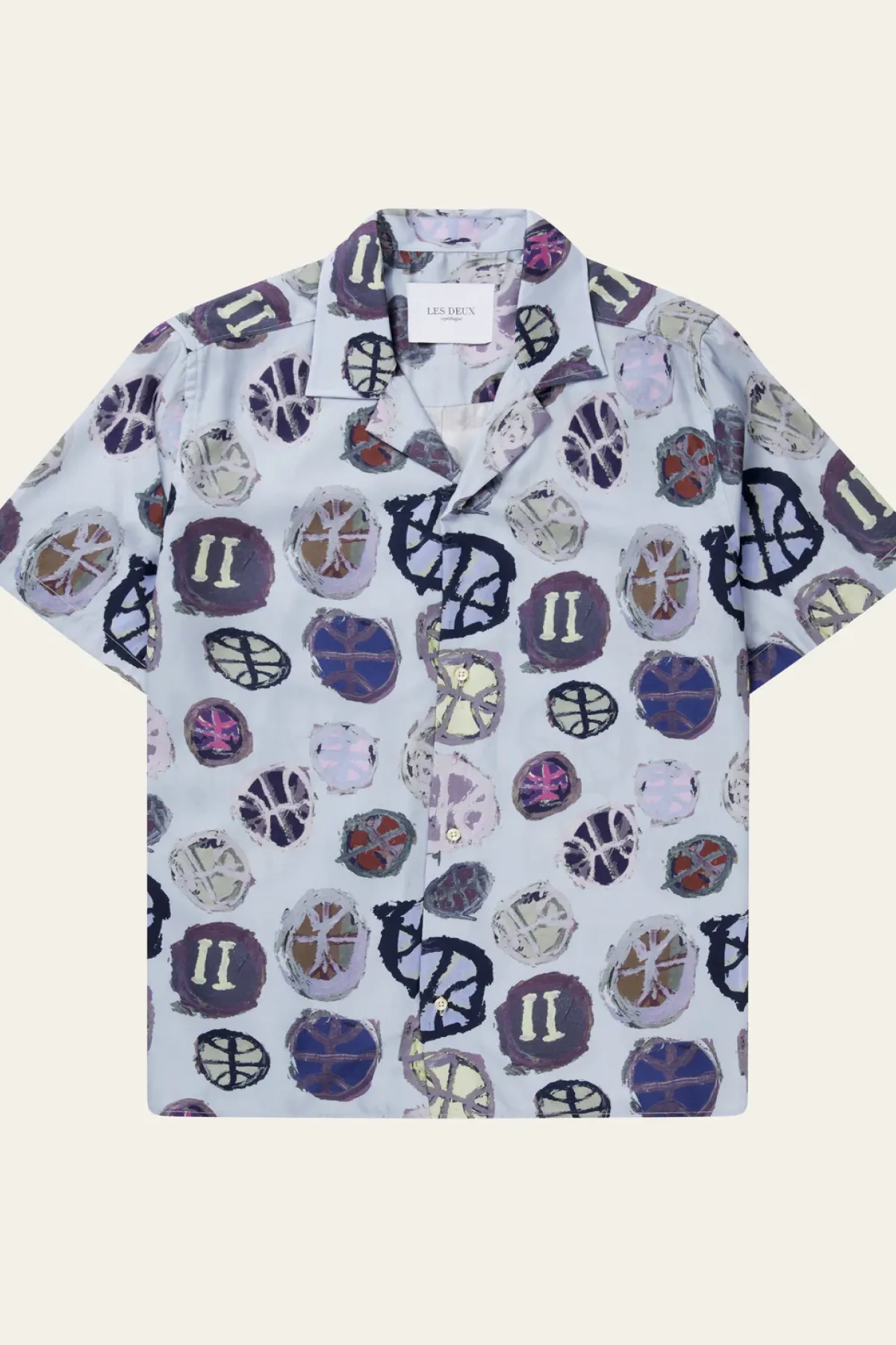 Les Deux Kabangu AOP Tencel SS Shirt - Multi