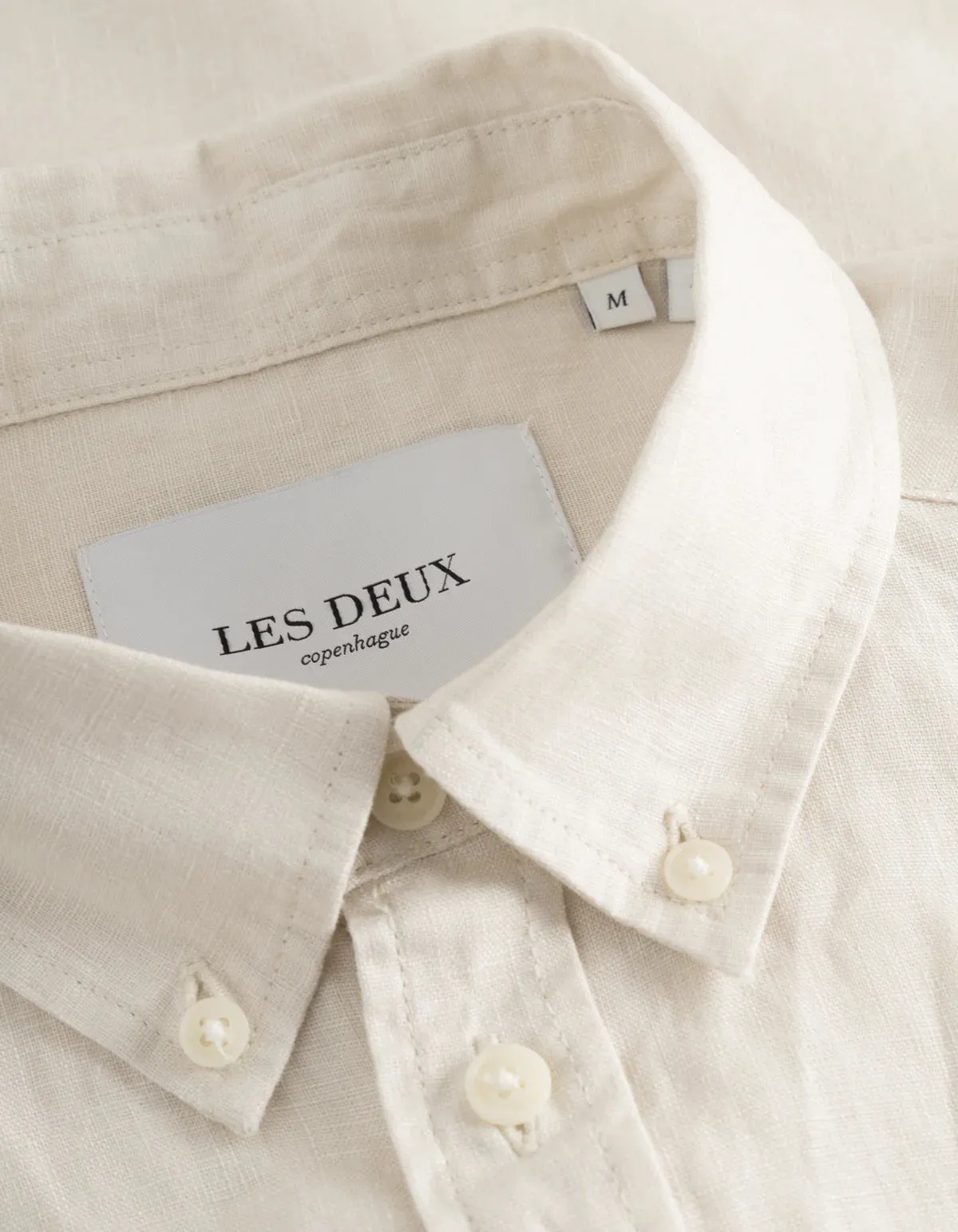 Les Deux Kris Linen SS Shirt - Ivory