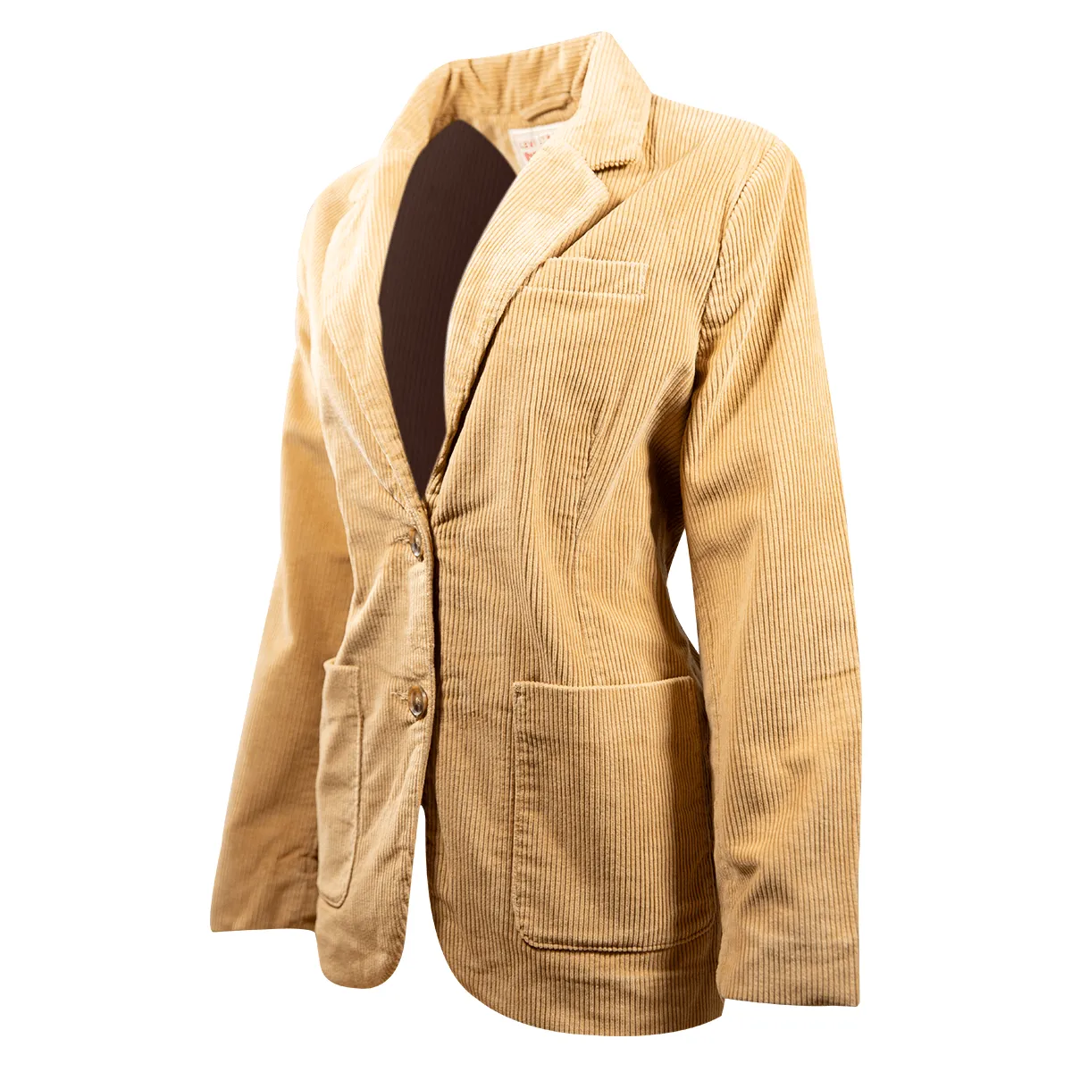 Levi’s Women's Beige Corduroy L/S Blazer Jacket