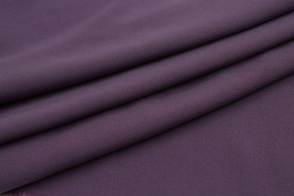 Light-Weight Silk Acetate Georgette - Purple