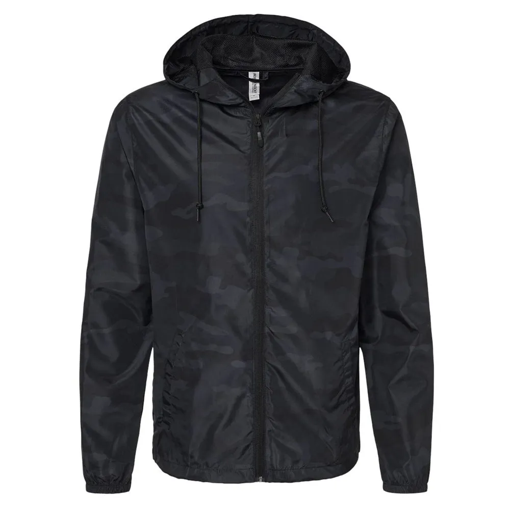 Lightweight Windbreaker Full-Zip Jacket