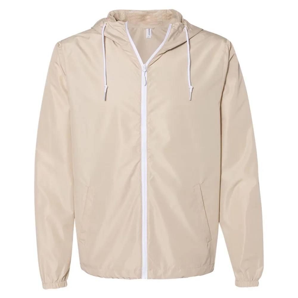 Lightweight Windbreaker Full-Zip Jacket