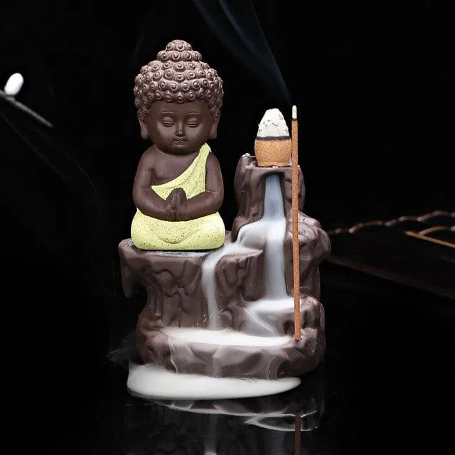 'Little Buddha' Ceramic Incense Holder