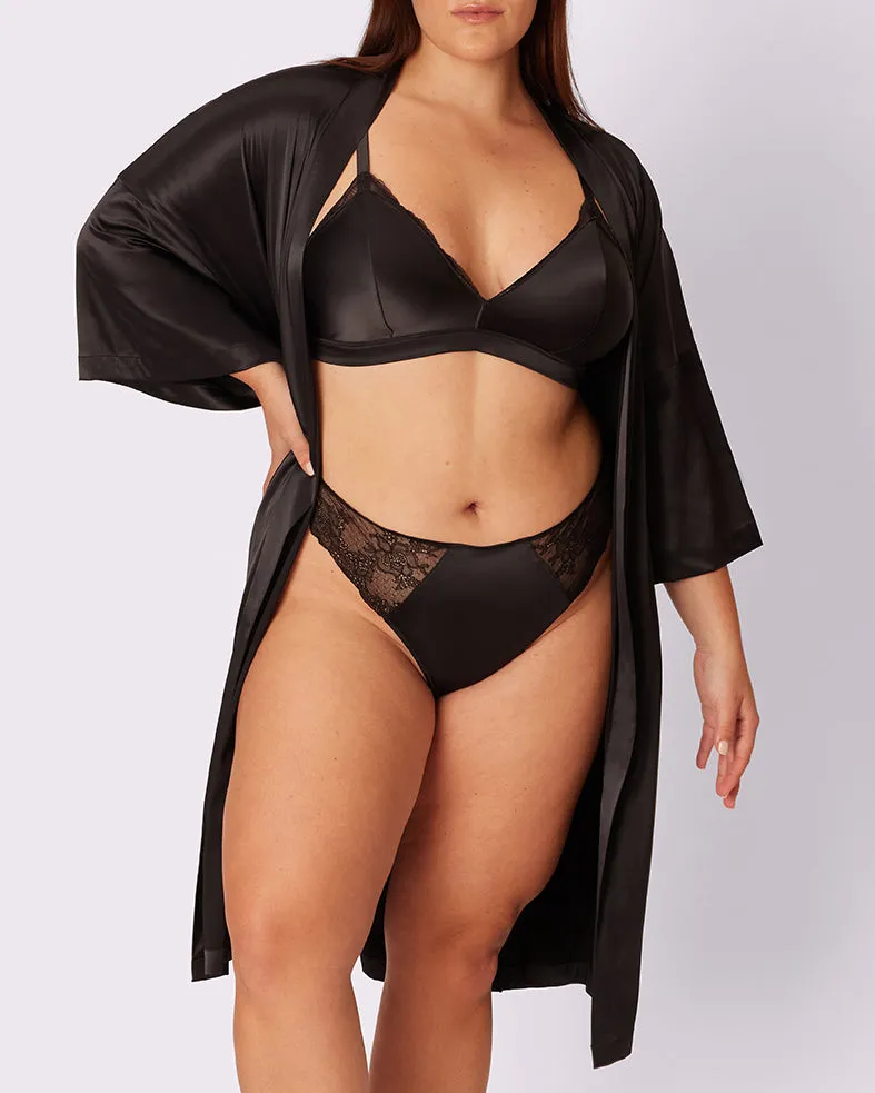 Long Robe | Luxe Satin (Eightball)