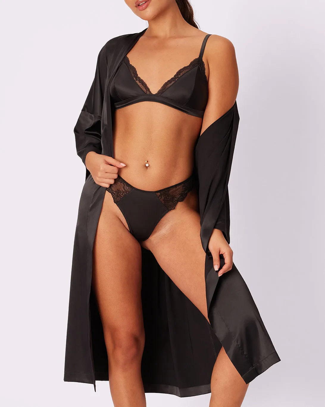 Long Robe | Luxe Satin (Eightball)