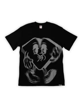 Loviah Blur Tee Black/Grey