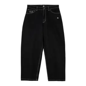 Magenta OG Denim Pants Stitch Black Denim