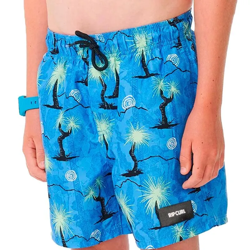 Malla Rip Curl Shred Rock 12 Niño Azul Claro