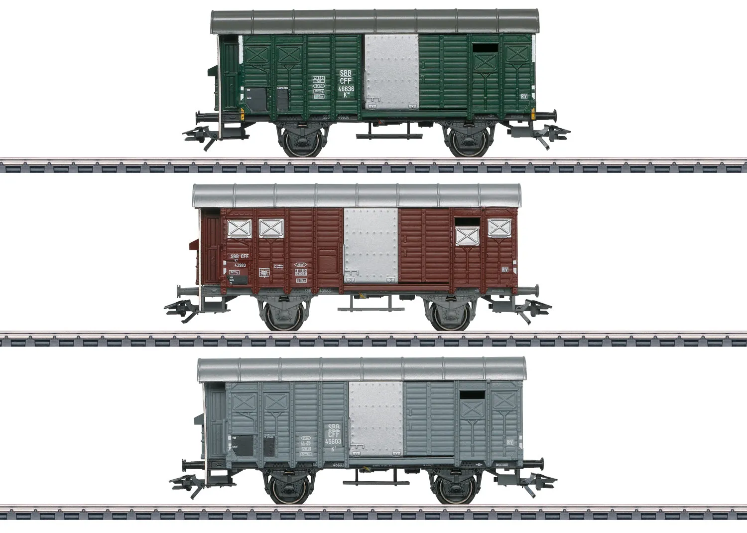 Marklin H0 46568 Freight Car Set with Type K3 Boxcars  2023 New Item