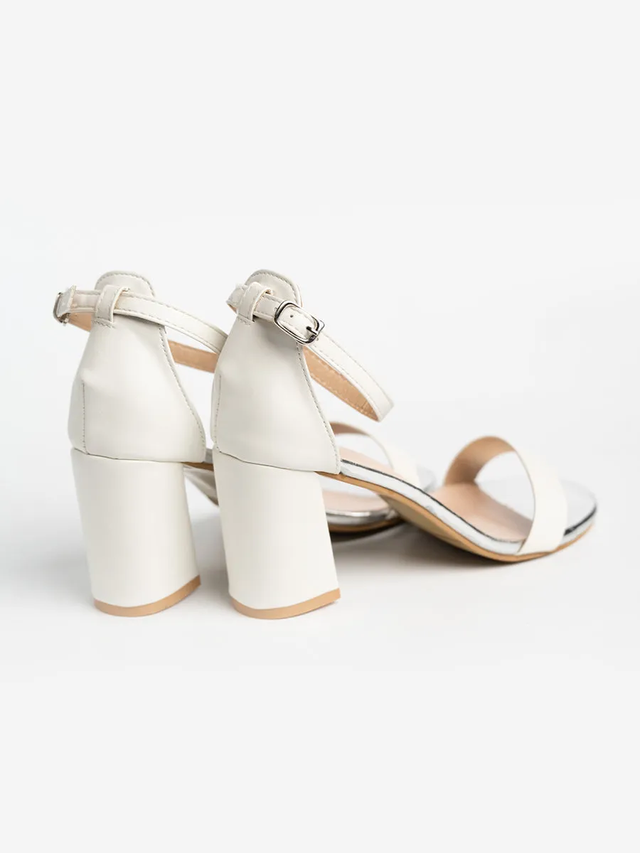 Maya PU Block Heels