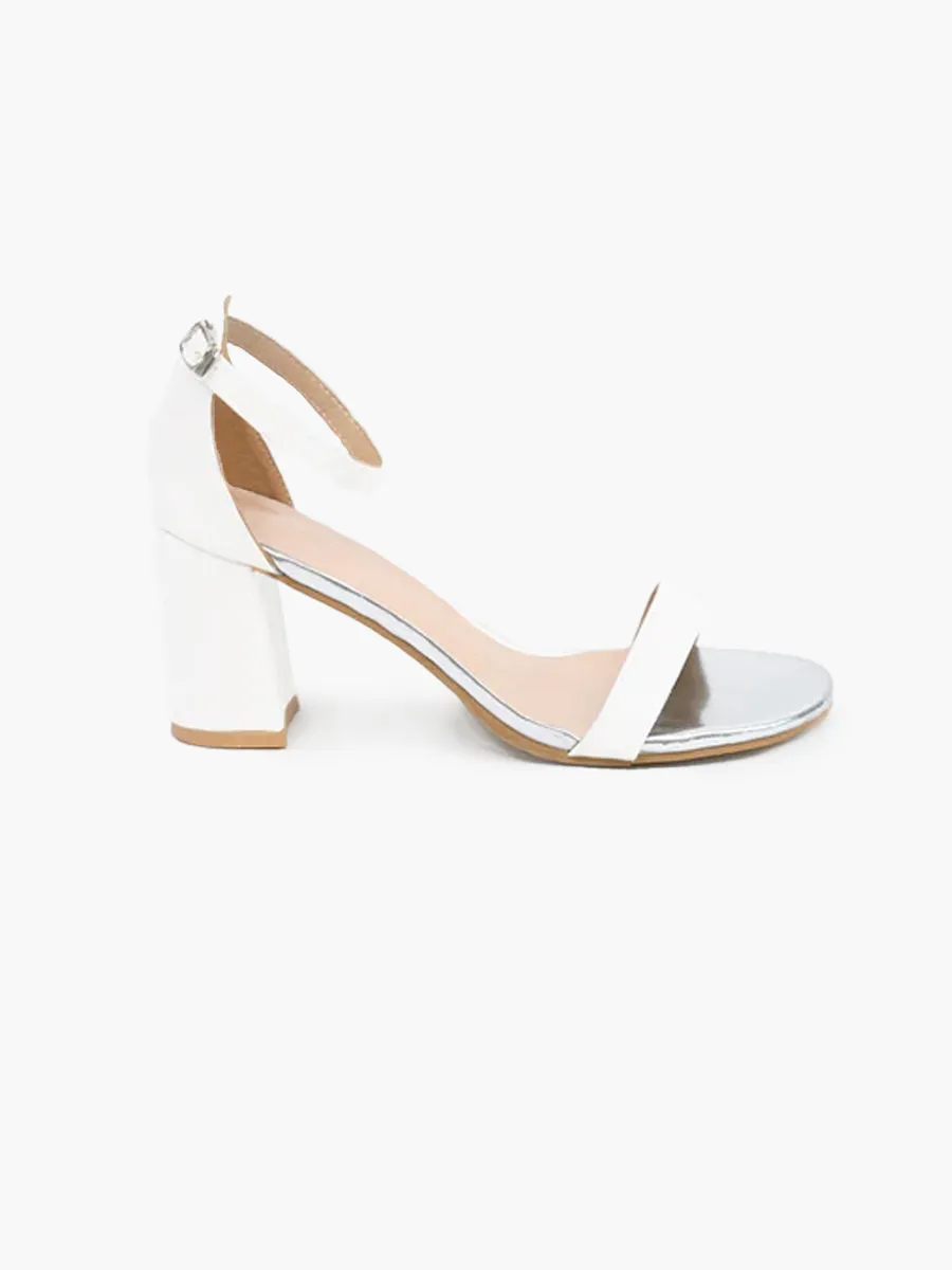 Maya PU Block Heels