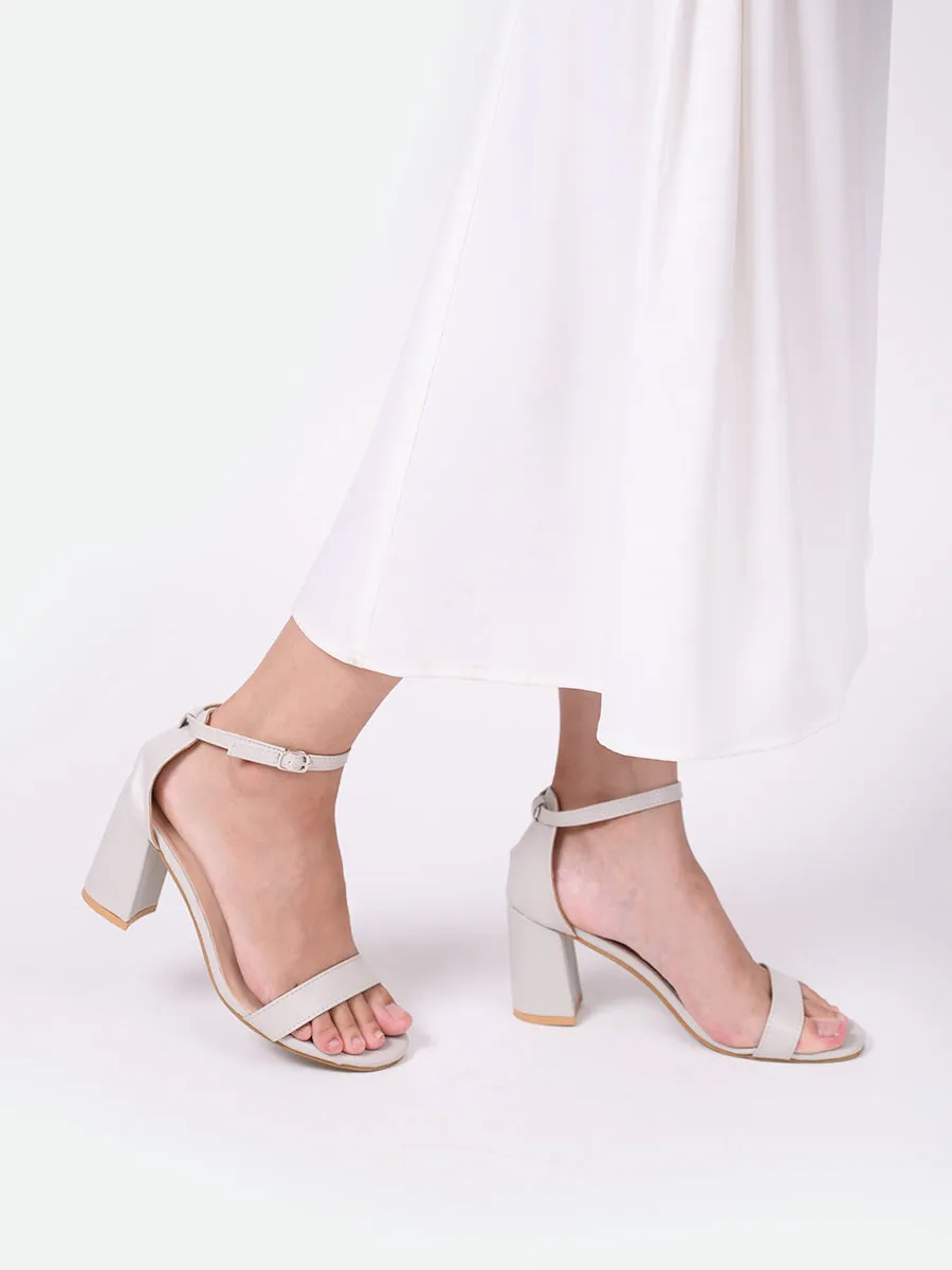 Maya PU Block Heels