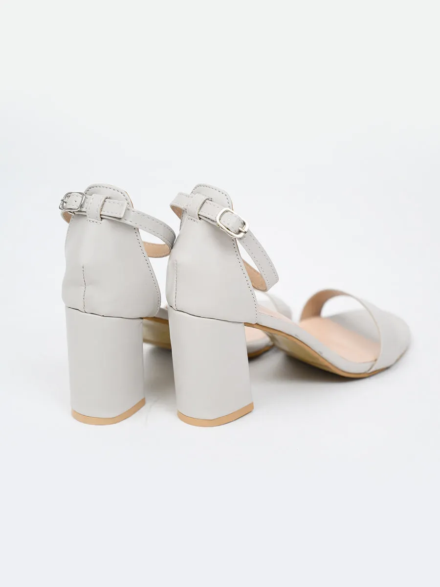 Maya PU Block Heels