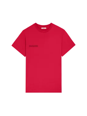 Mens 365 Midweight T-shirt—Goji berry red