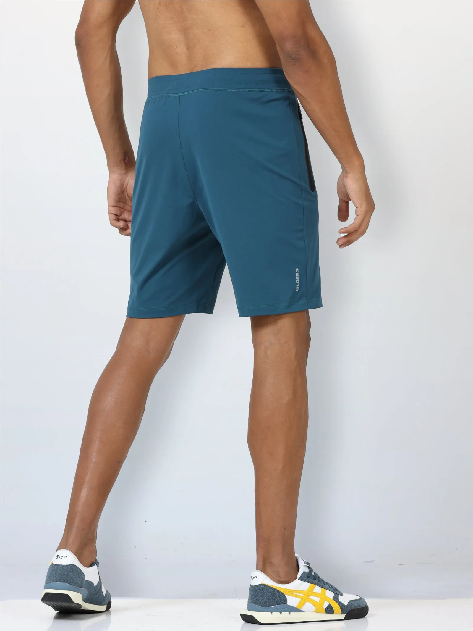 Men's Active Gym Shorts with Bonded  Zipper Pocket