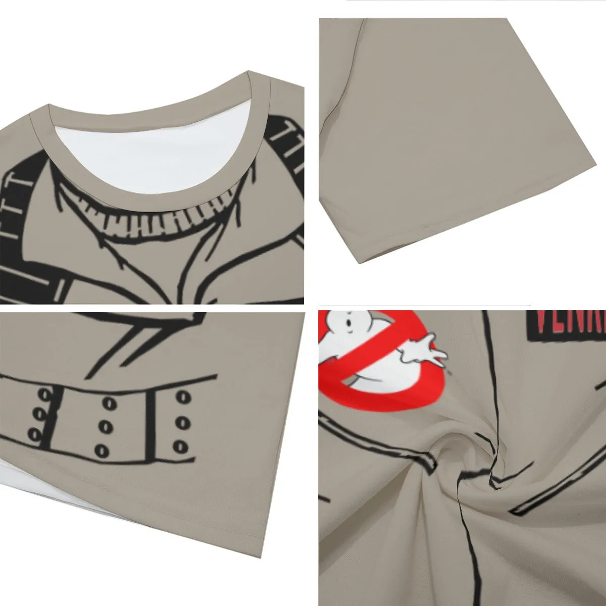 Mens Ghostbusters Costume Shirt