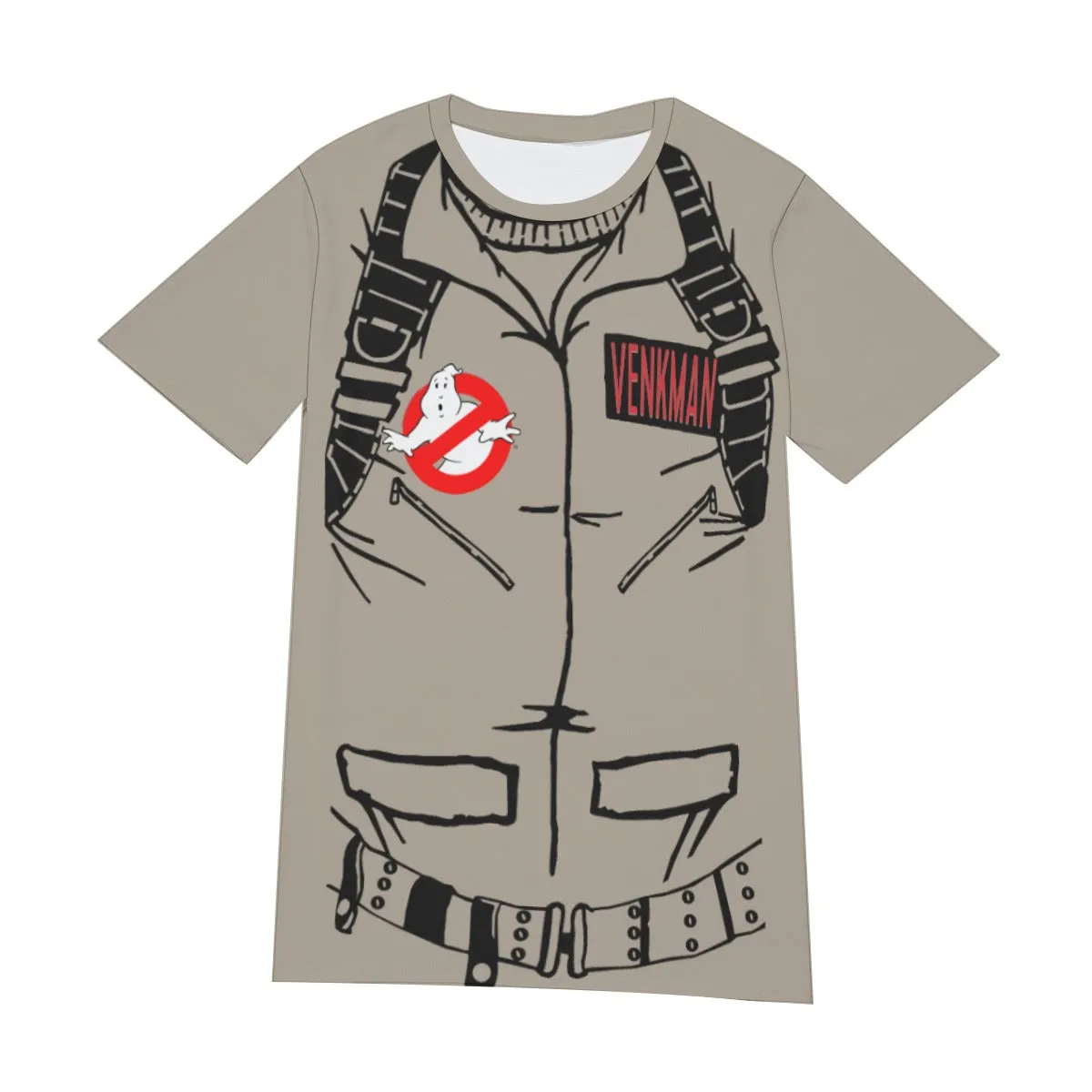 Mens Ghostbusters Costume Shirt