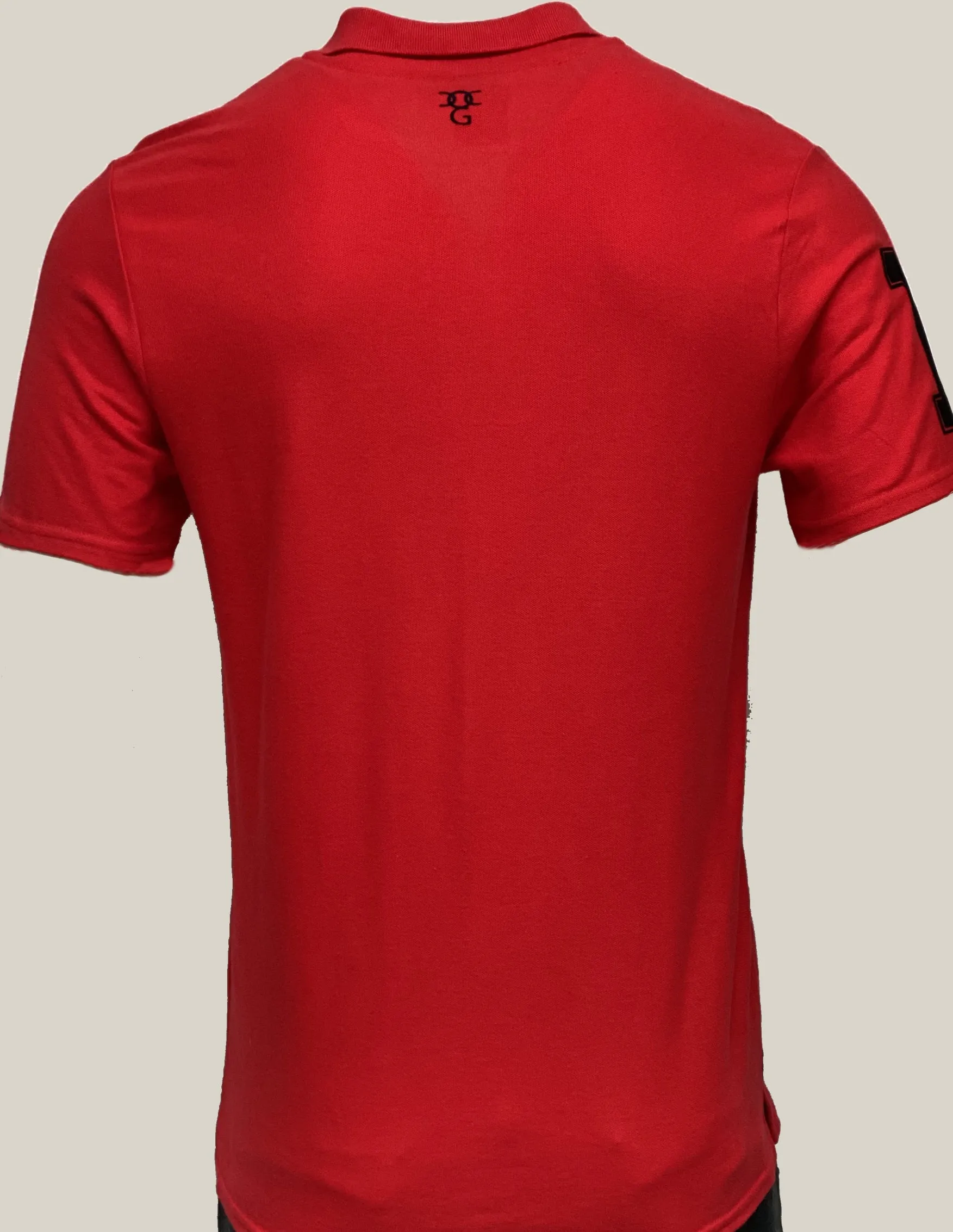 Men’s Omar Guevara Ralph Freedom Fighter RED polo shirt £27.99