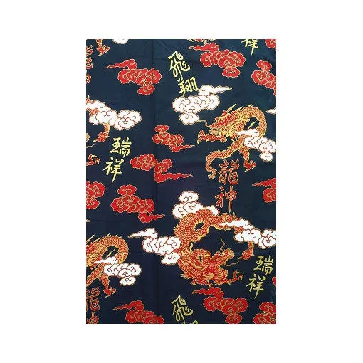 Men's Yukata: Dragons and Clouds