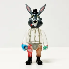 Mini Alex Clockwork Carrot Grey Ver. Mini Sofubi Figure by Frank Kozik x Black Book Toy