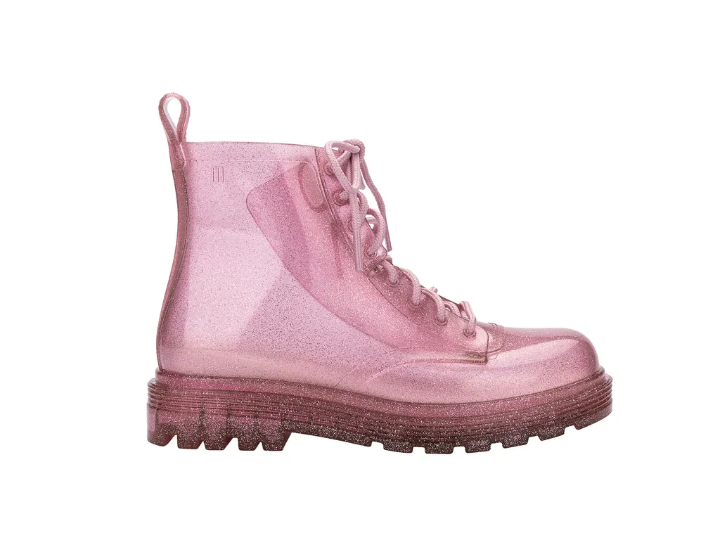 Mini Melissa Coturno GlItter Pink Boots For Kids