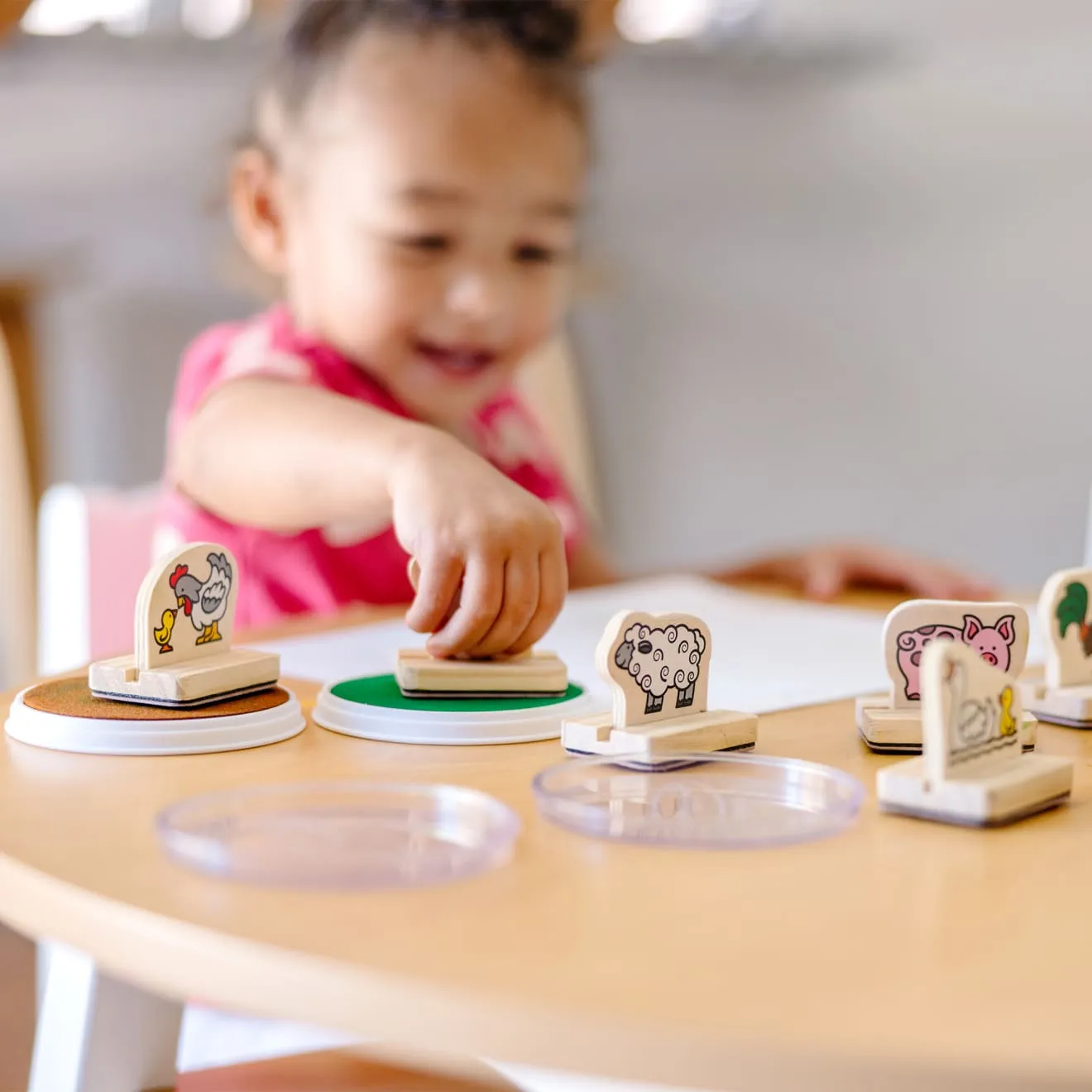 My First Wooden Stamp Set - Farm Animals