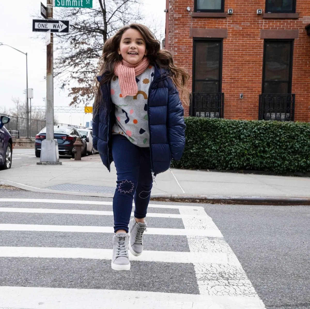 Navy Puffer Jacket