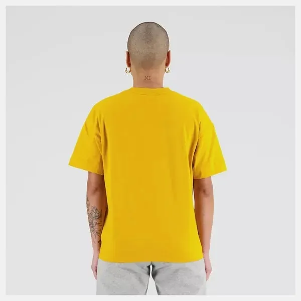 NEW BALANCE ATHLETICS COTTON JERSEY BOXY T-SHIRT