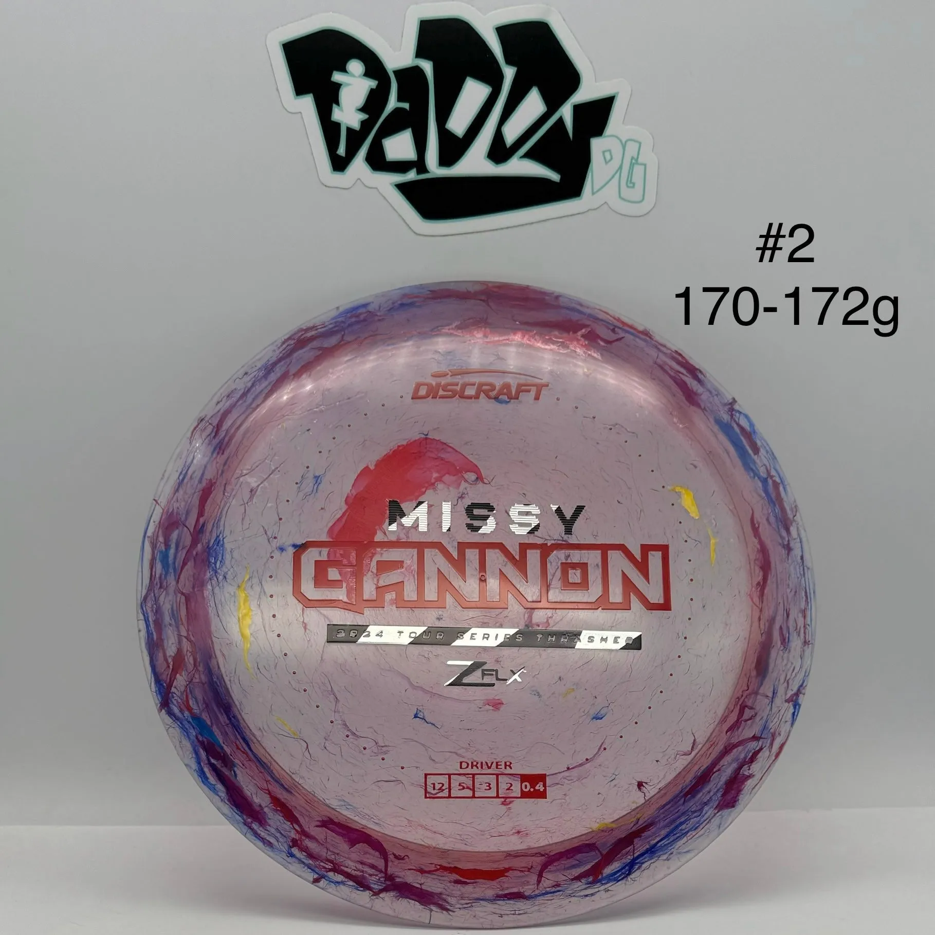 ****NEW Discraft Jawbreaker Z-line Flx Thrasher 2024 Missy Gannon Tour Series Distance Driver