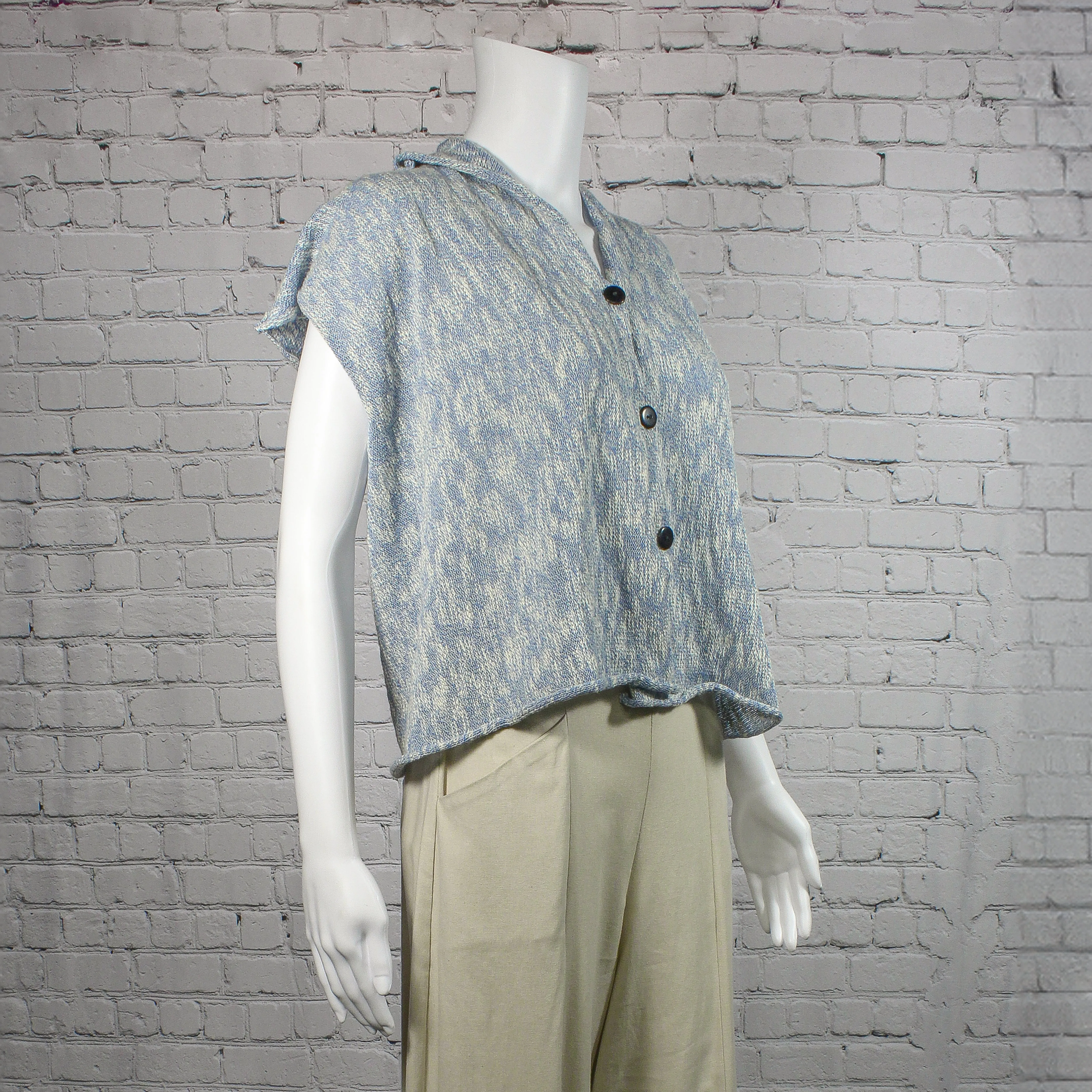 NEW! V-Cardy Vest in Sky by Paper Temples