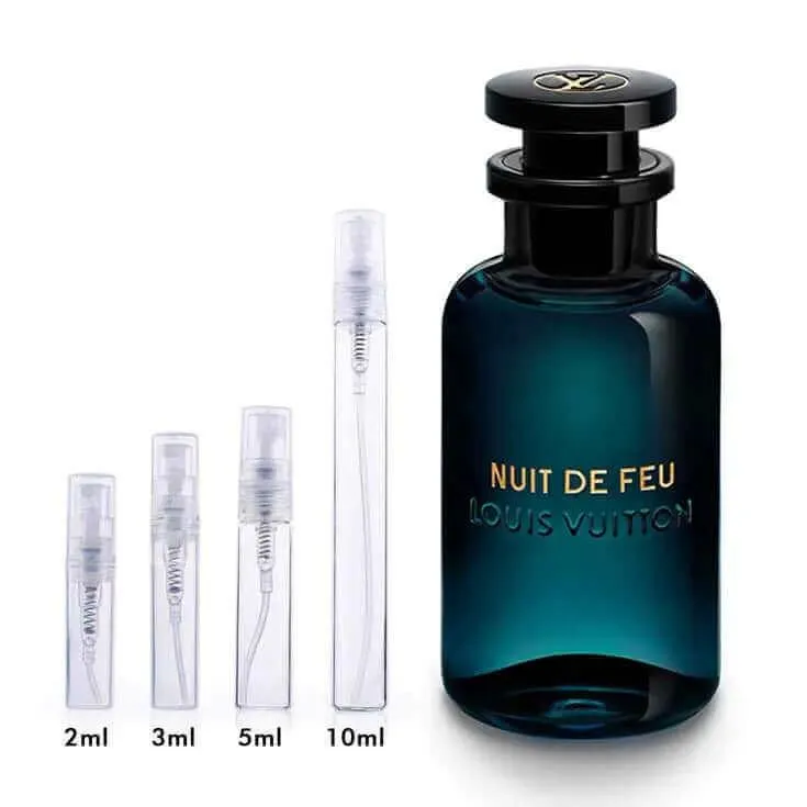 Nuit de Feu Louis Vuitton for women and men Decant Fragrance Samples