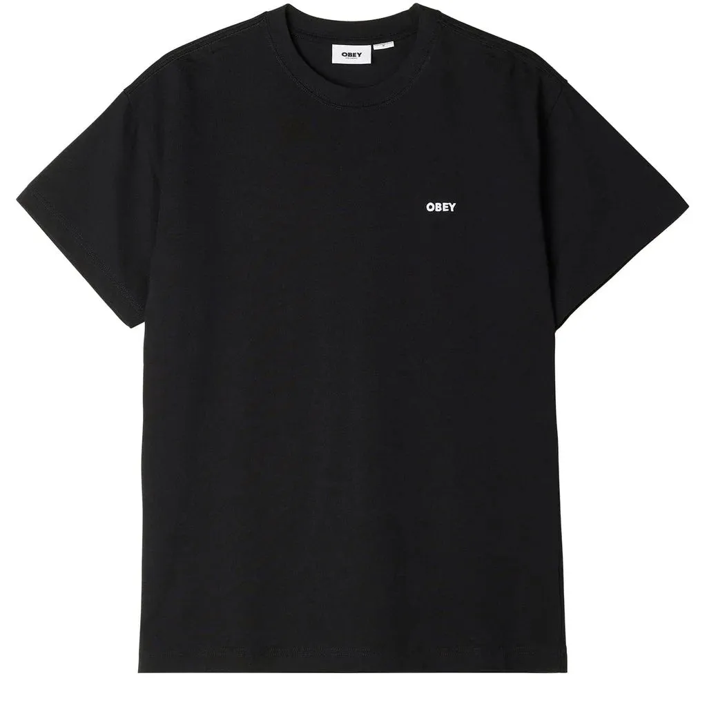 Obey Established Works Bold Tee SS Knit Black