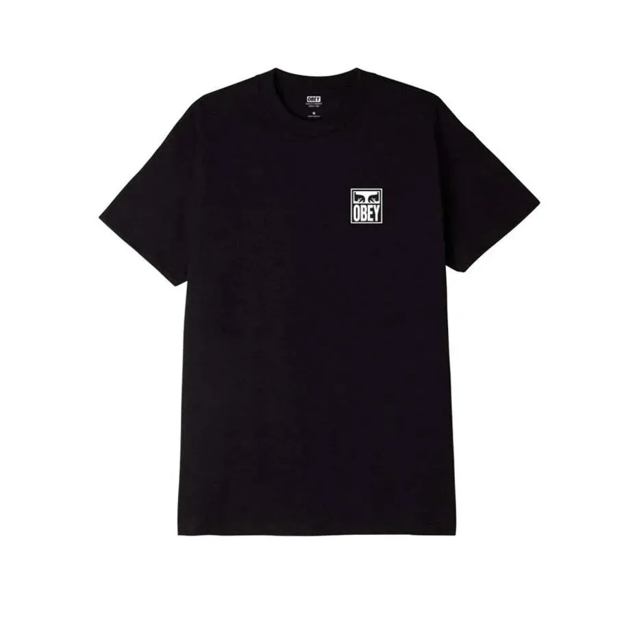 Obey Eyes Icon 2 Heavyweight Tee Off Black