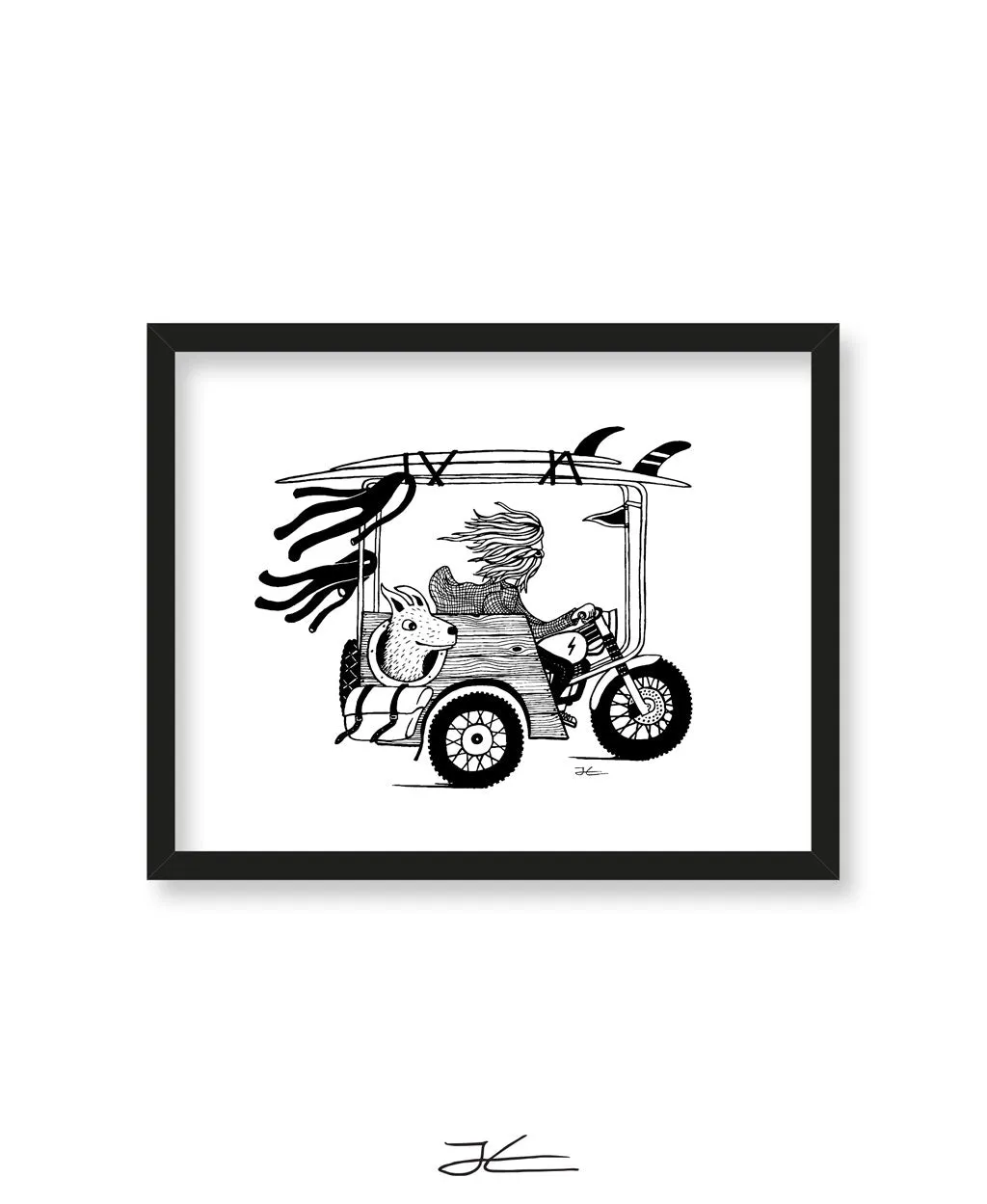 On The Road Again - Print/ Framed Print