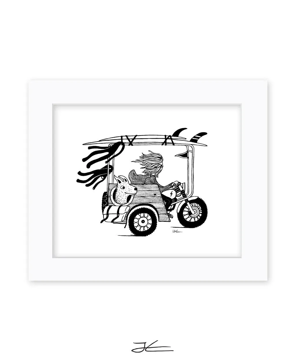 On The Road Again - Print/ Framed Print