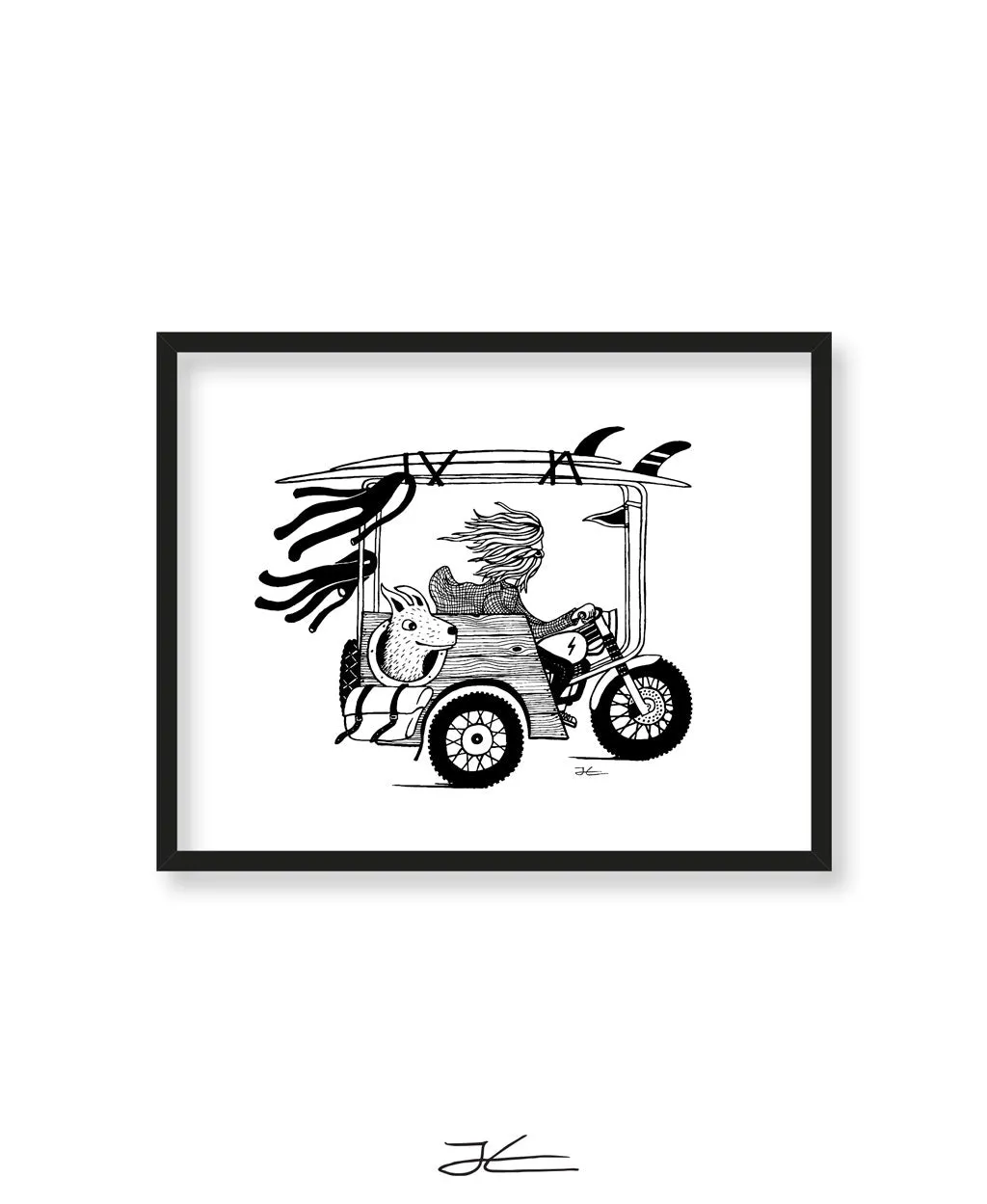 On The Road Again - Print/ Framed Print